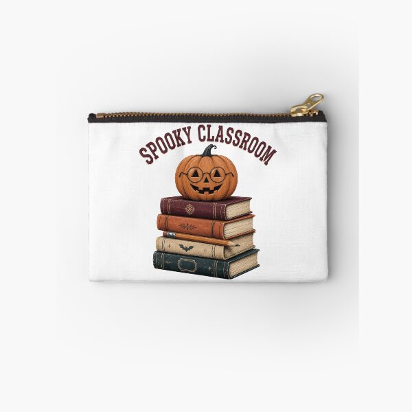 Item preview, Spooky Classroom Books Stacks Autumn Teacher designed and sold by OliviaHayesArt.