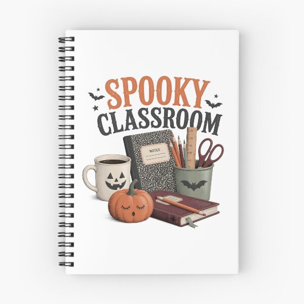 Item preview, Spooky Classroom Supplies Teacher Desk Halloween designed and sold by OliviaHayesArt.