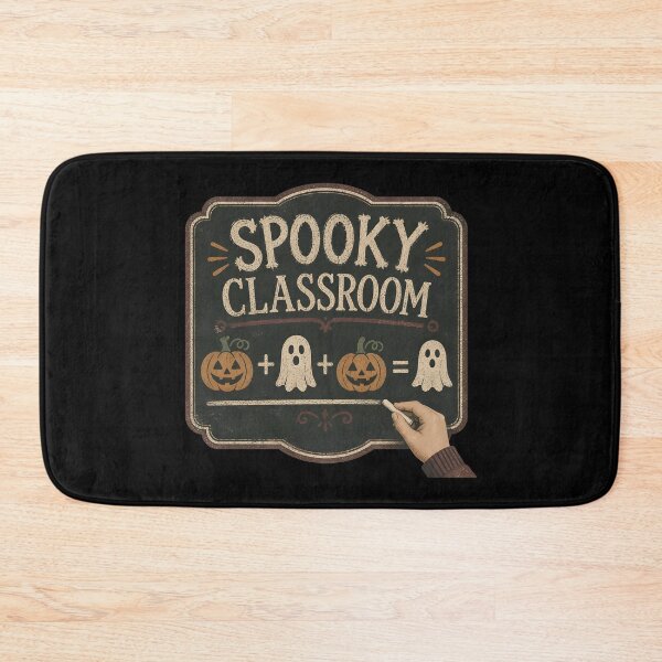 Item preview, Spooky Classroom Chalkboard Teacher Board Halloween designed and sold by OliviaHayesArt.