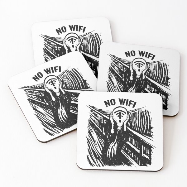 Item preview, No Wifi - The Scream designed and sold by therocketman.