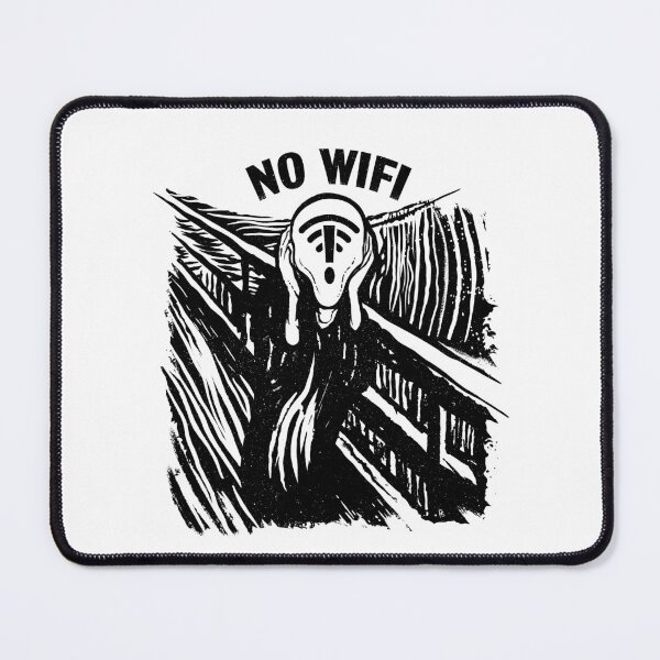 Item preview, No Wifi - The Scream designed and sold by therocketman.