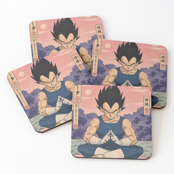Item preview, Prince Vegeta Meditating on Yardrat DBZ Ukiyo-e (HIGH-QUALITY) designed and sold by ShawnMorrisDesigns.