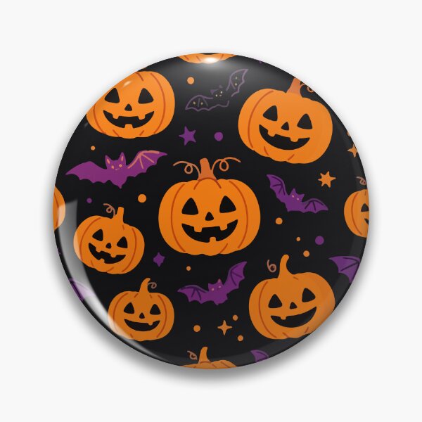 Item preview, Halloween Pumpkins and Bats Pattern designed and sold by AIG - Andrei Ilie Graphics.