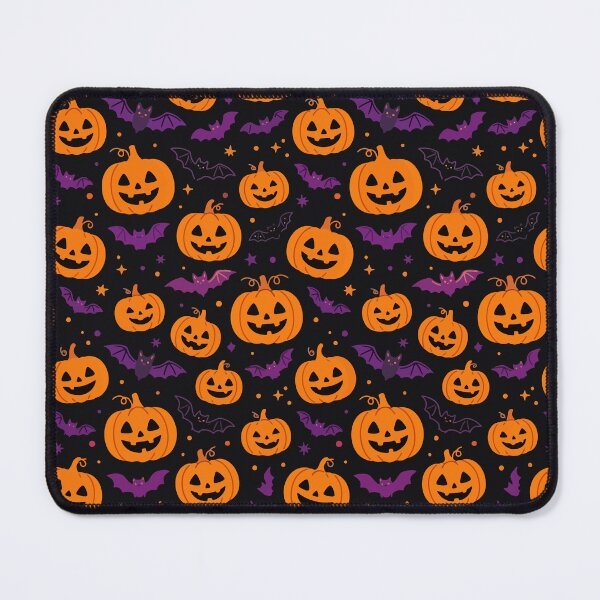 Item preview, Halloween Pumpkins and Bats Pattern designed and sold by AIG - Andrei Ilie Graphics.