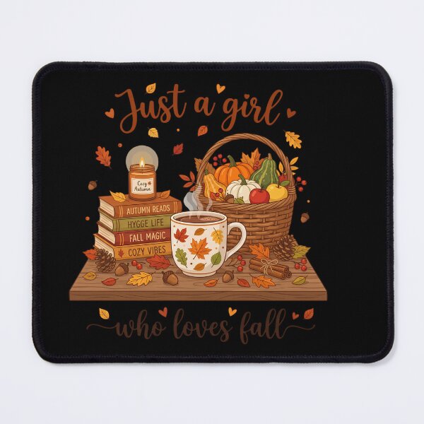 Item preview, Just a Girl Who Loves Fall Cozy Autumn Coffee designed and sold by w66aboo.