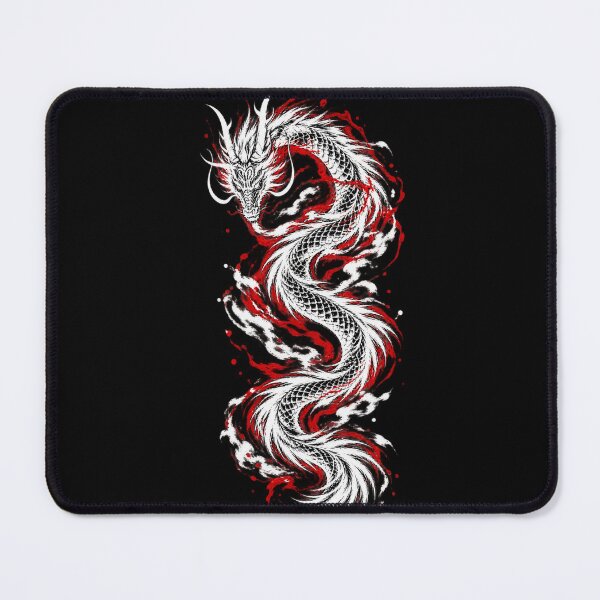 Item preview, Red-white dragon designed and sold by spaceeshop.