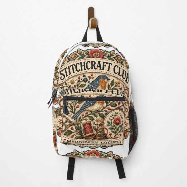 Item preview, Vintage Stitchcraft Club Embroidery designed and sold by MysticCanvasAi.