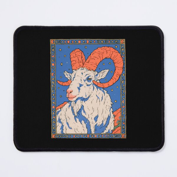 Item preview, Vintage Capricorn Zodiac Sea Goat | Celestial Occult Astronomy Art designed and sold by kuwagatamushi.