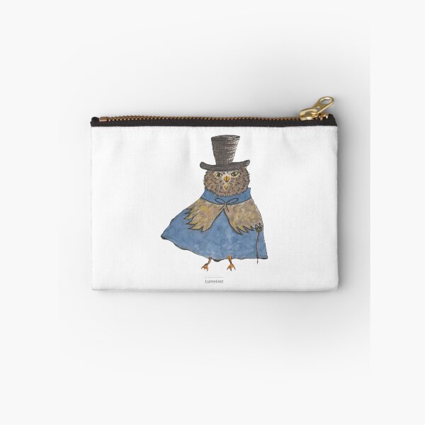 Item preview, Dapper Owl in Top Hat | Whimsical Watercolor Woodland Gentleman (Wall Art & Gifts) designed and sold by lumekind.