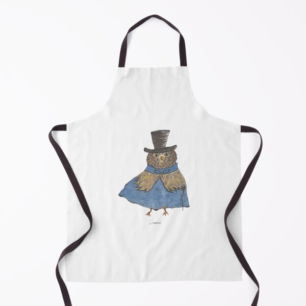 Item preview, Dapper Owl in Top Hat | Whimsical Watercolor Woodland Gentleman (Wall Art & Gifts) designed and sold by lumekind.