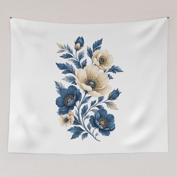 Item preview, Blue Anemone Floral Bouquet designed and sold by MichalHau.