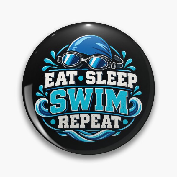 Item preview, EAT - SLEEP - SWIM - REPEAT designed and sold by Imprearte.