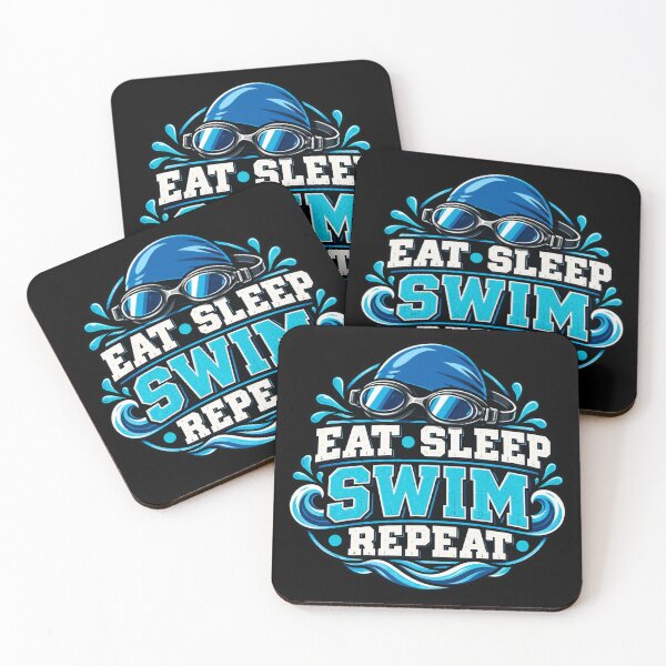 Item preview, EAT - SLEEP - SWIM - REPEAT designed and sold by Imprearte.