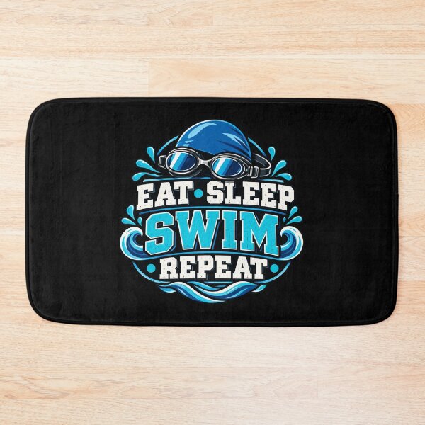 Item preview, EAT - SLEEP - SWIM - REPEAT designed and sold by Imprearte.