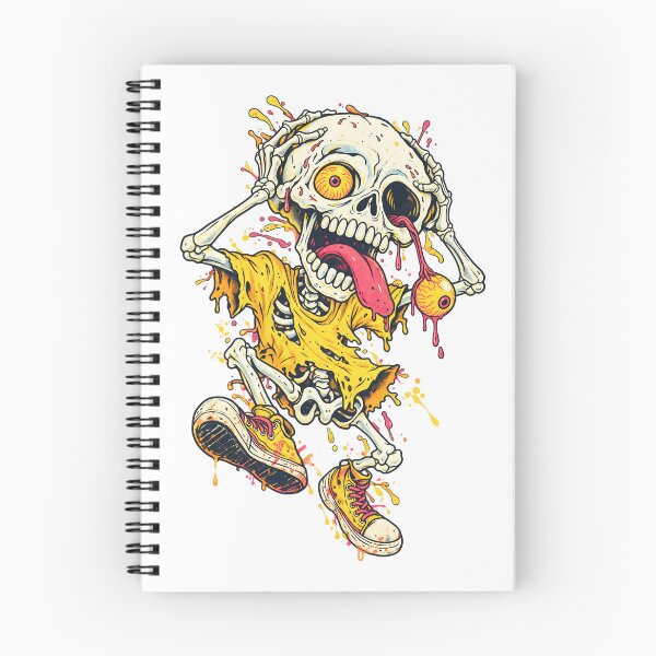 Item preview, Funny Skeleton in Sneakers with Eyeball Splashes designed and sold by Artistikastore.