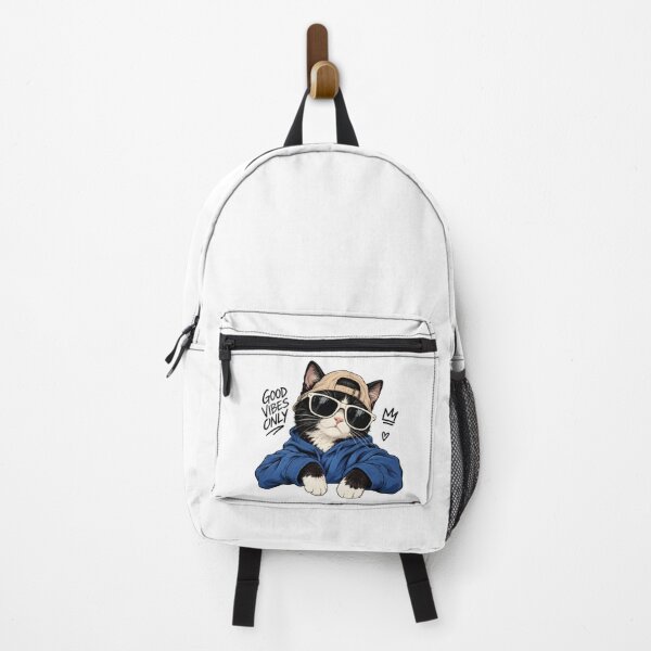 Item preview, Cool Cat Good Vibes Only Streetwear designed and sold by ThePrintArt.