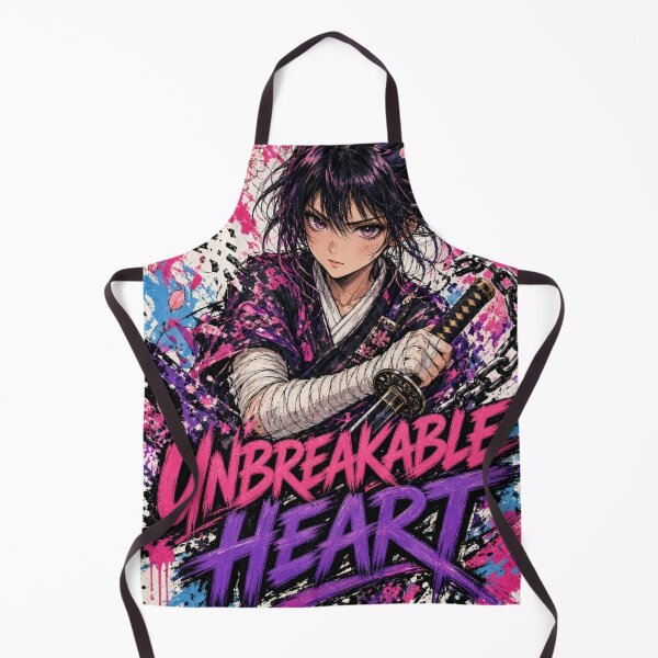 Item preview, Samurai Warrior Anime Unbreakable Heart designed and sold by JonelleTshirts.