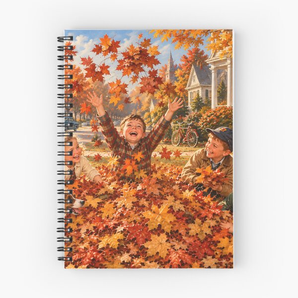 Item preview, Cozy Autumn Afternoon in Small Town America designed and sold by PuzzlingRooster.
