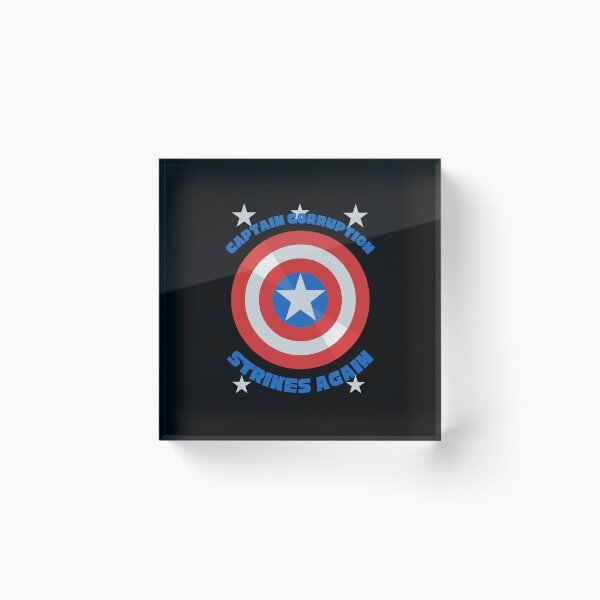 Item preview, captain corruption strikes again designed and sold by onum2018.