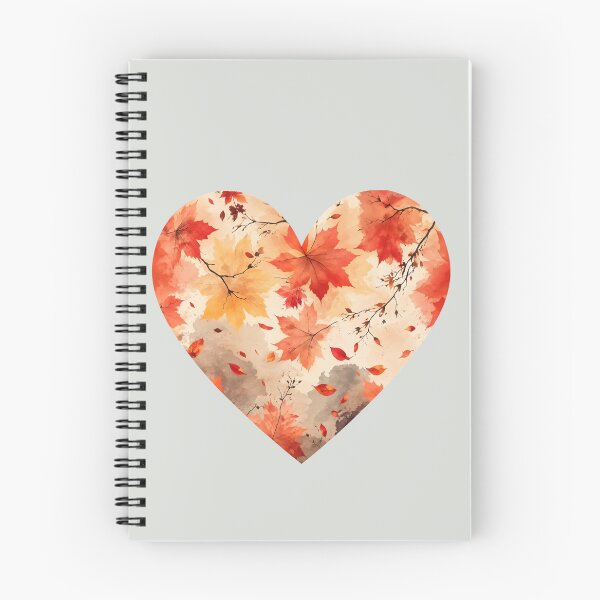 Artikelvorschau, Herbstblätter Herz entworfen und verkauft von 247DesignStudio.