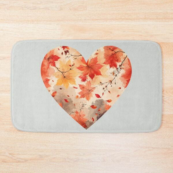 Item preview, Autumn leaves heart designed and sold by 247DesignStudio.