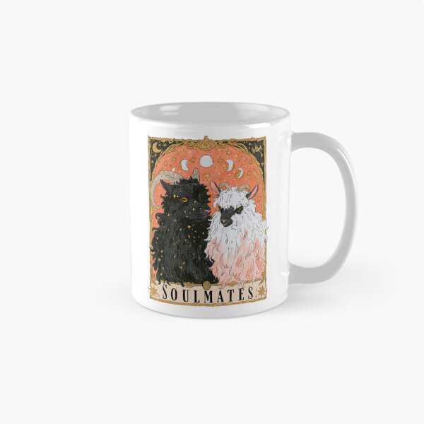 Item preview, Soulmates Vintage Goats Tarot Card | Dark Academia Occult Astrology Art designed and sold by kuwagatamushi.