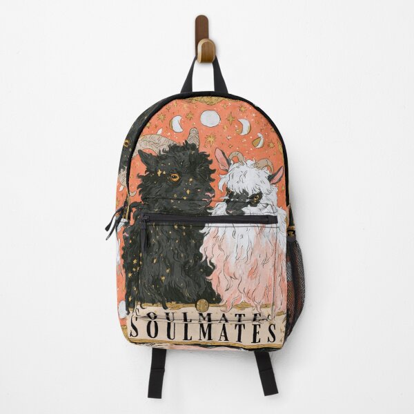 Item preview, Soulmates Vintage Goats Tarot Card | Dark Academia Occult Astrology Art designed and sold by kuwagatamushi.