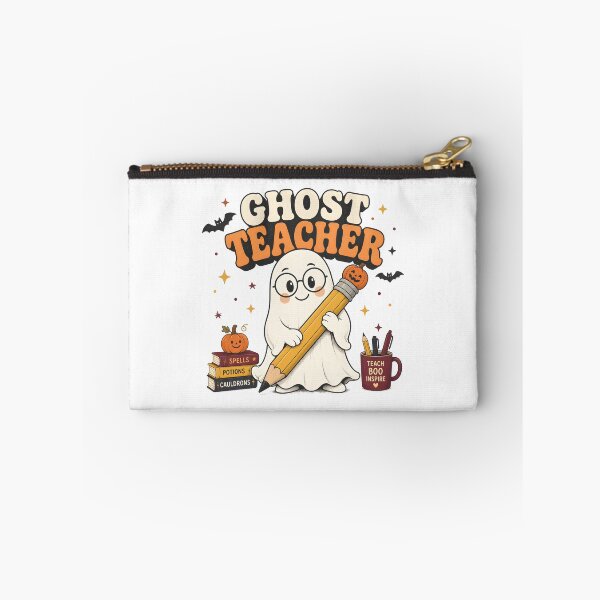 Item preview, Ghost Teacher Pencil Cute Spooky School Educator designed and sold by OliviaHayesArt.