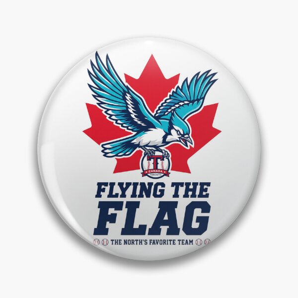 Item preview, Flying Bluejay Baseball Flag designed and sold by Tiffany Roy.