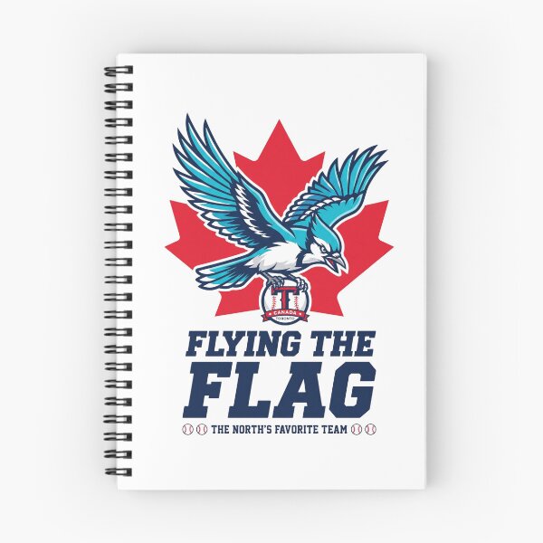 Item preview, Flying Bluejay Baseball Flag designed and sold by Tiffany Roy.