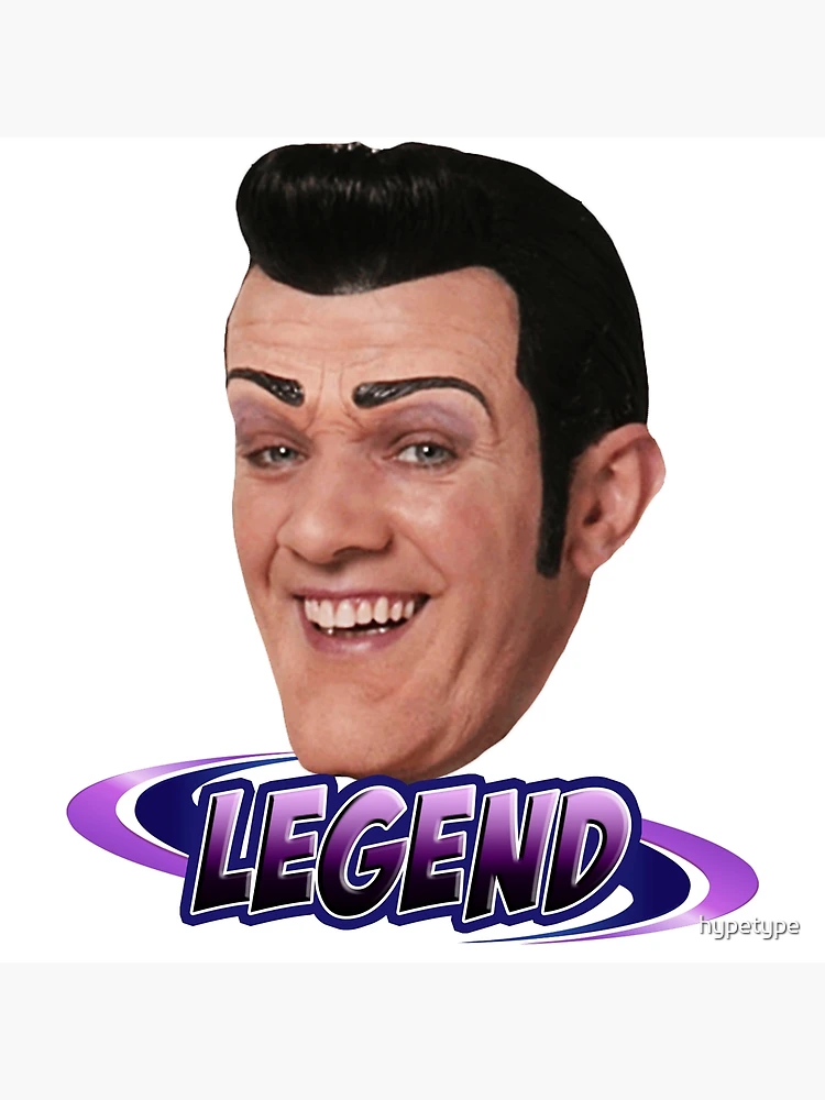 Thumbnail 3 of 3, Poster, Robbie Rotten Legend R.I.P. designed and sold by hypetype.