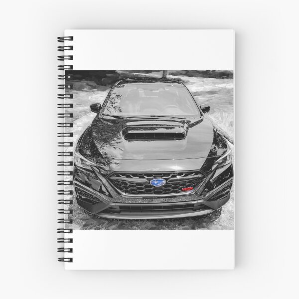 Item preview,  2026 WRX Crystal Black Silica Technical Blueprint Car Poster designed and sold by RichFrancoCars.