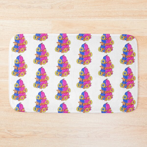 Item preview, Pumpkin And Skull Pink And Blue  designed and sold by missmann.