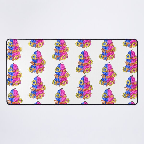 Item preview, Pumpkin And Skull Pink And Blue  designed and sold by missmann.