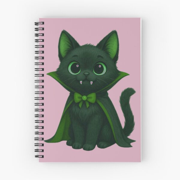 Item preview, The Purrfect Vampire - Green Vampire Cat designed and sold by PurrfectWhisper.