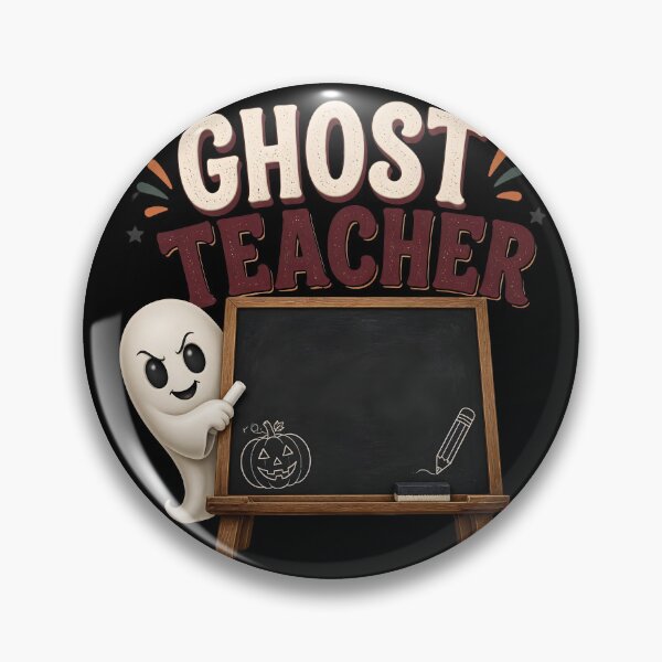 Item preview, Ghost Teacher Blackboard Spooky Classroom School designed and sold by OliviaHayesArt.