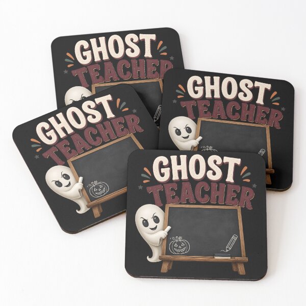 Item preview, Ghost Teacher Blackboard Spooky Classroom School designed and sold by OliviaHayesArt.