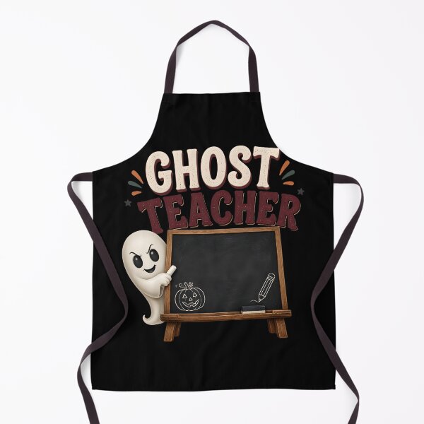 Item preview, Ghost Teacher Blackboard Spooky Classroom School designed and sold by OliviaHayesArt.