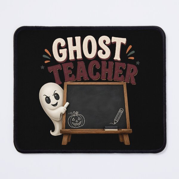 Item preview, Ghost Teacher Blackboard Spooky Classroom School designed and sold by OliviaHayesArt.