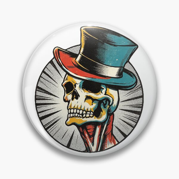 Item preview, Stylish skull designed and sold by Glenbobagins.