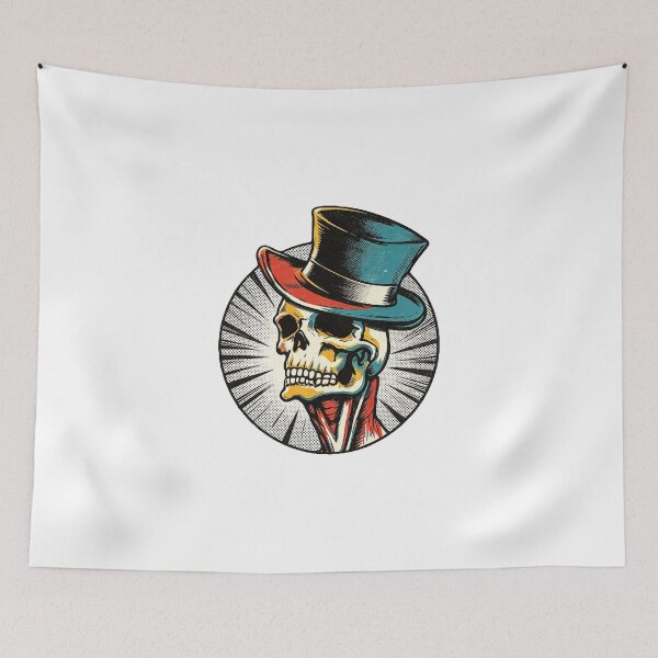 Item preview, Stylish skull designed and sold by Glenbobagins.