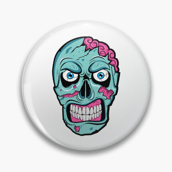 Item preview, Scary Zombie Face With Rotting And Peeling Flesh designed and sold by BeinChicComfy.