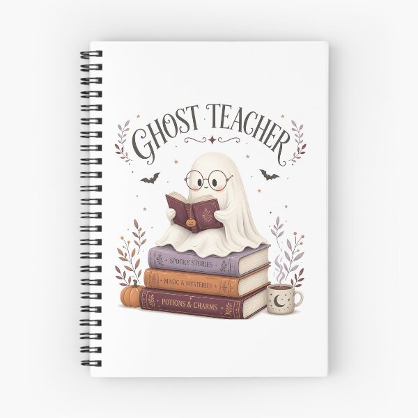 Item preview, Ghost Teacher Library Bookish Spooky School designed and sold by OliviaHayesArt.