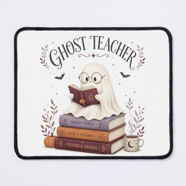 Item preview, Ghost Teacher Library Bookish Spooky School designed and sold by OliviaHayesArt.