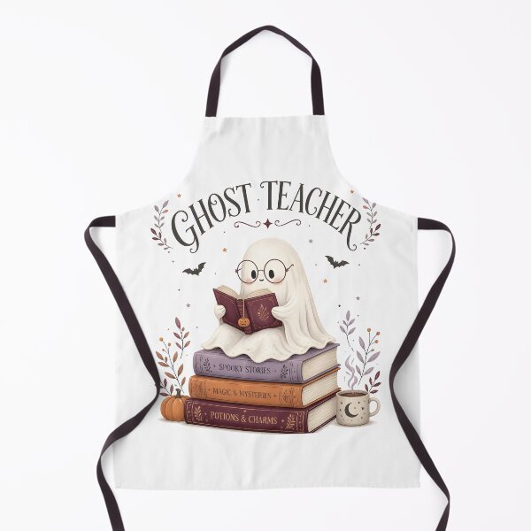 Item preview, Ghost Teacher Library Bookish Spooky School designed and sold by OliviaHayesArt.