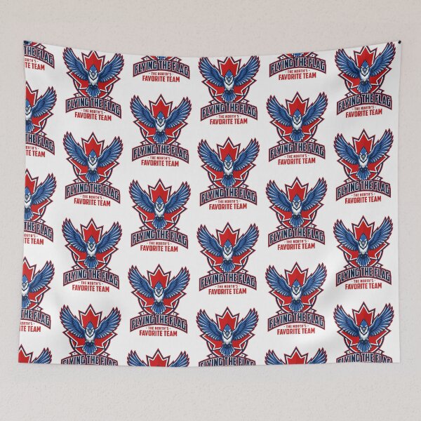Item preview, Canada Bluejay Flying Flag designed and sold by Tiffany Roy.