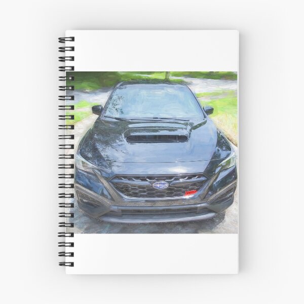 Item preview,  2026 WRX Crystal Black Silica Technical Blueprint Car Poster designed and sold by RichFrancoCars.