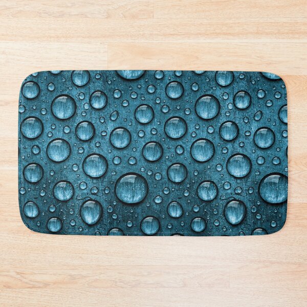 Item preview, Deep Blue Macro Water Drops Texture designed and sold by Piotrek0001.