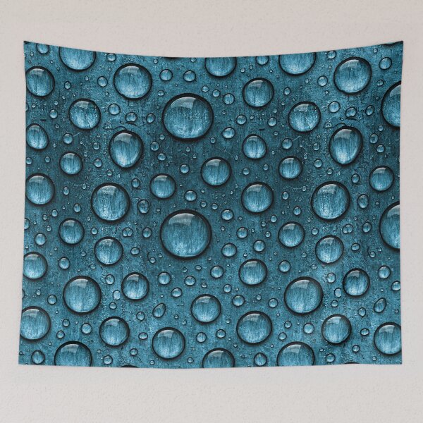 Item preview, Deep Blue Macro Water Drops Texture designed and sold by Piotrek0001.