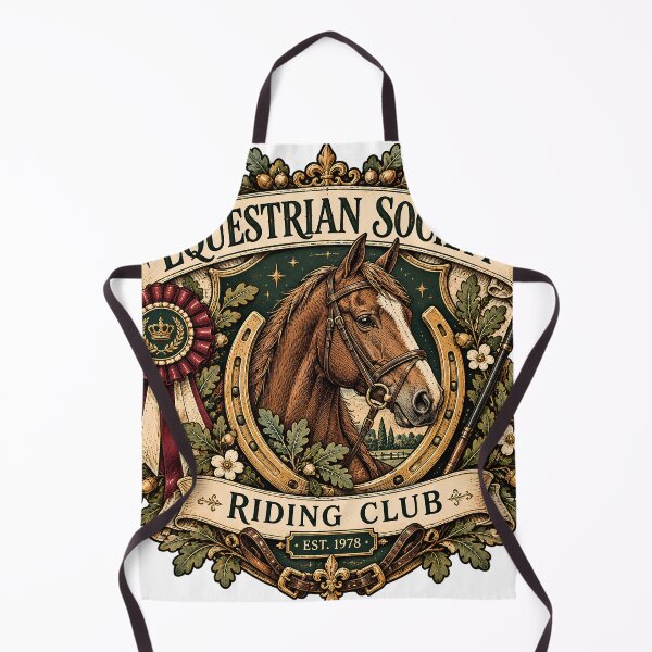 Item preview, Vintage Equestrian Society Riding Club designed and sold by MysticCanvasAi.